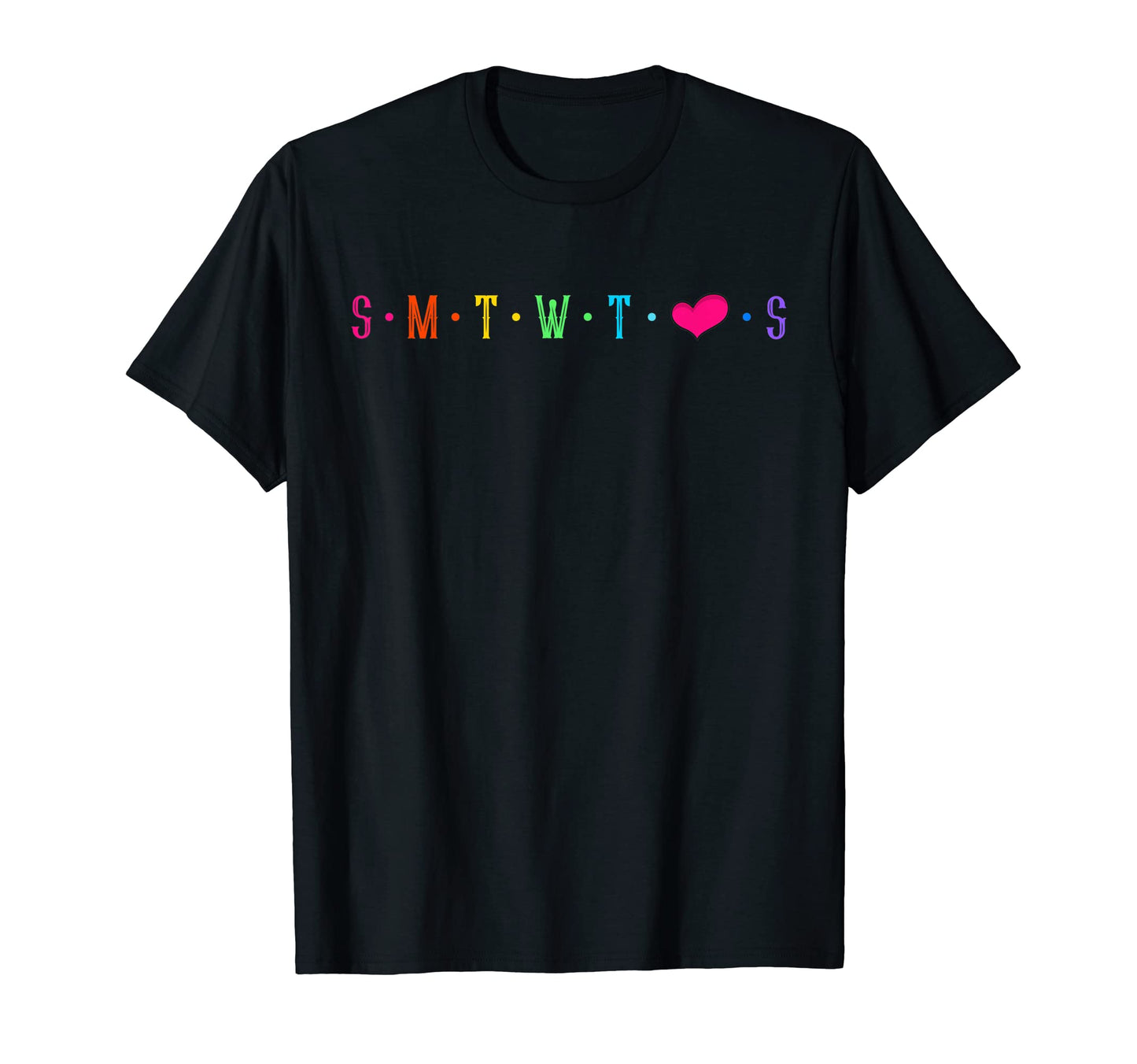 Friday Im Love Colorful Rainbow T-Shirt - Novelty Apparel Unisex - T-Shirt, Sweatshirt, Hoodie
