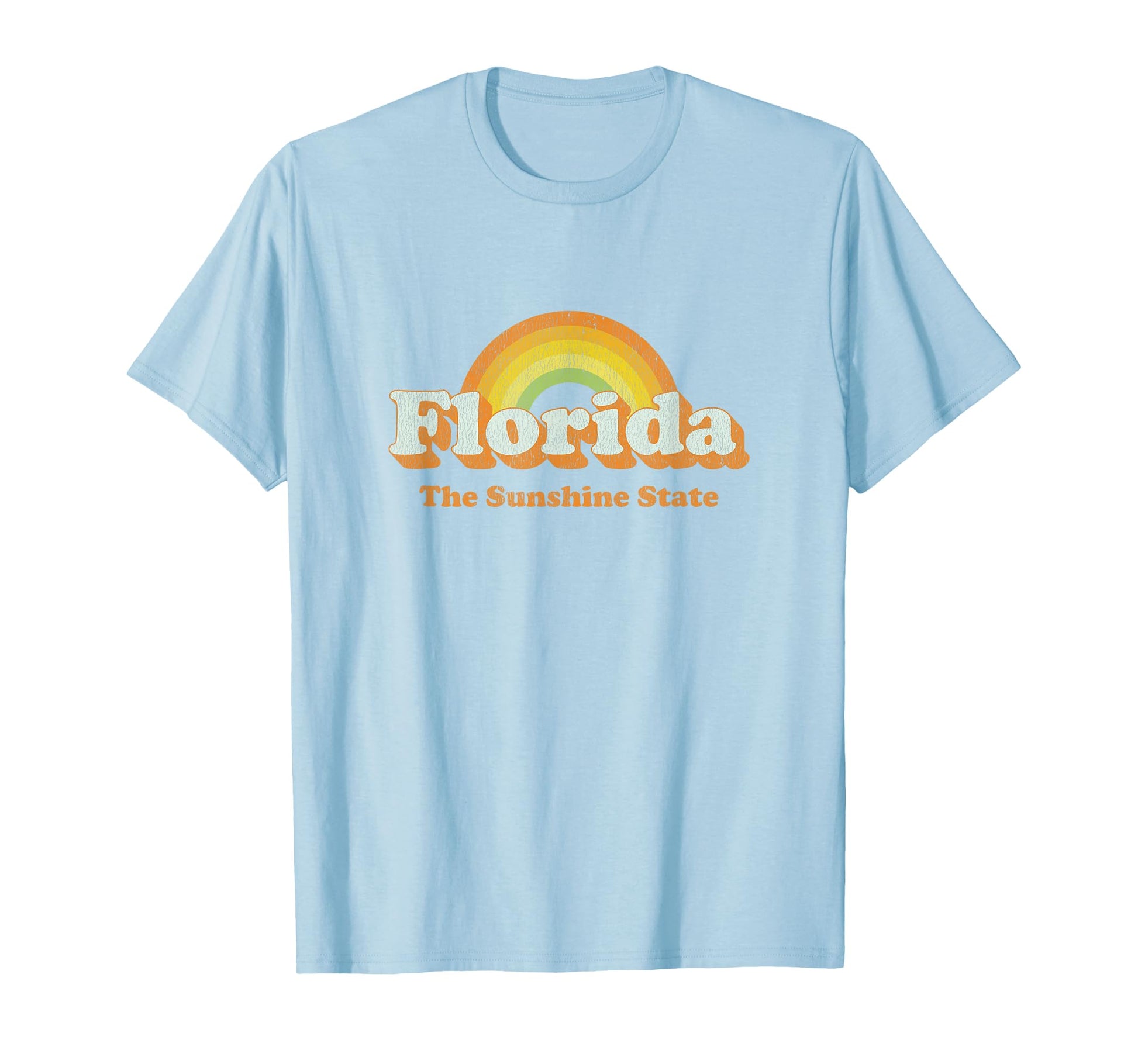 Florida 70S Rainbow T-Shirt - Streetwear Style Unisex - T-Shirt, Sweatshirt, Hoodie