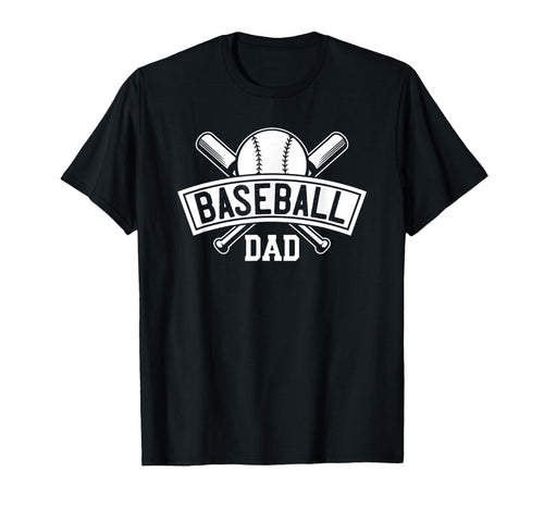 Proud Baseball Dad Game Fathers T-Shirt - Casual Everyday Wear Men Women - T-Shirt, Sweatshirt, Hoodie