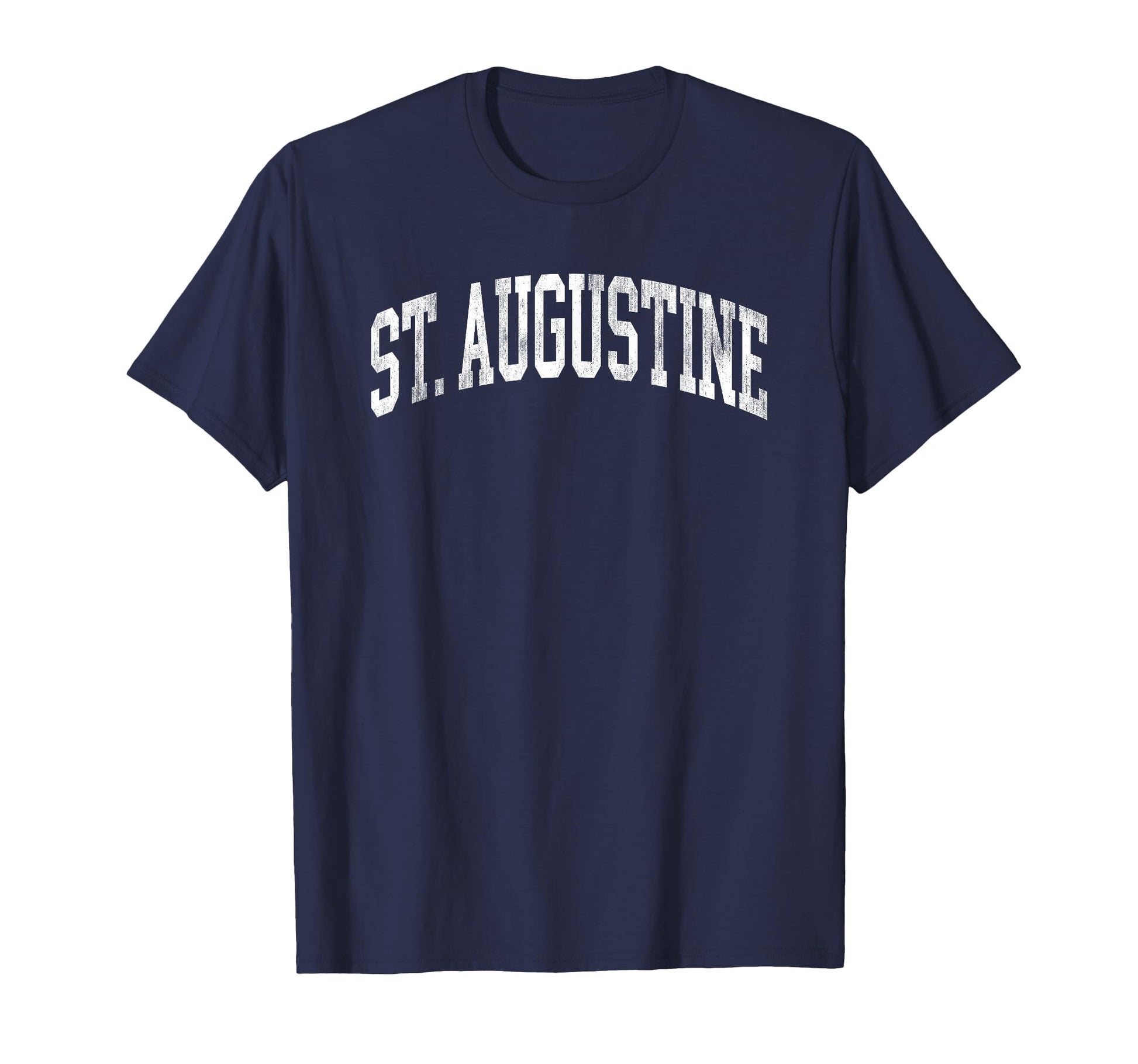 St Augustine Florida Varsity Arched T-Shirt - Aesthetic Graphic Men Women - T-Shirt, Sweatshirt, Hoodie