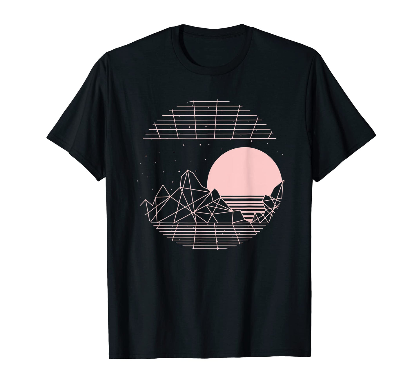 Vaporwave Pastel Goth Moon Aesthetic T-Shirt - Unique Graphic Unisex - T-Shirt, Sweatshirt, Hoodie