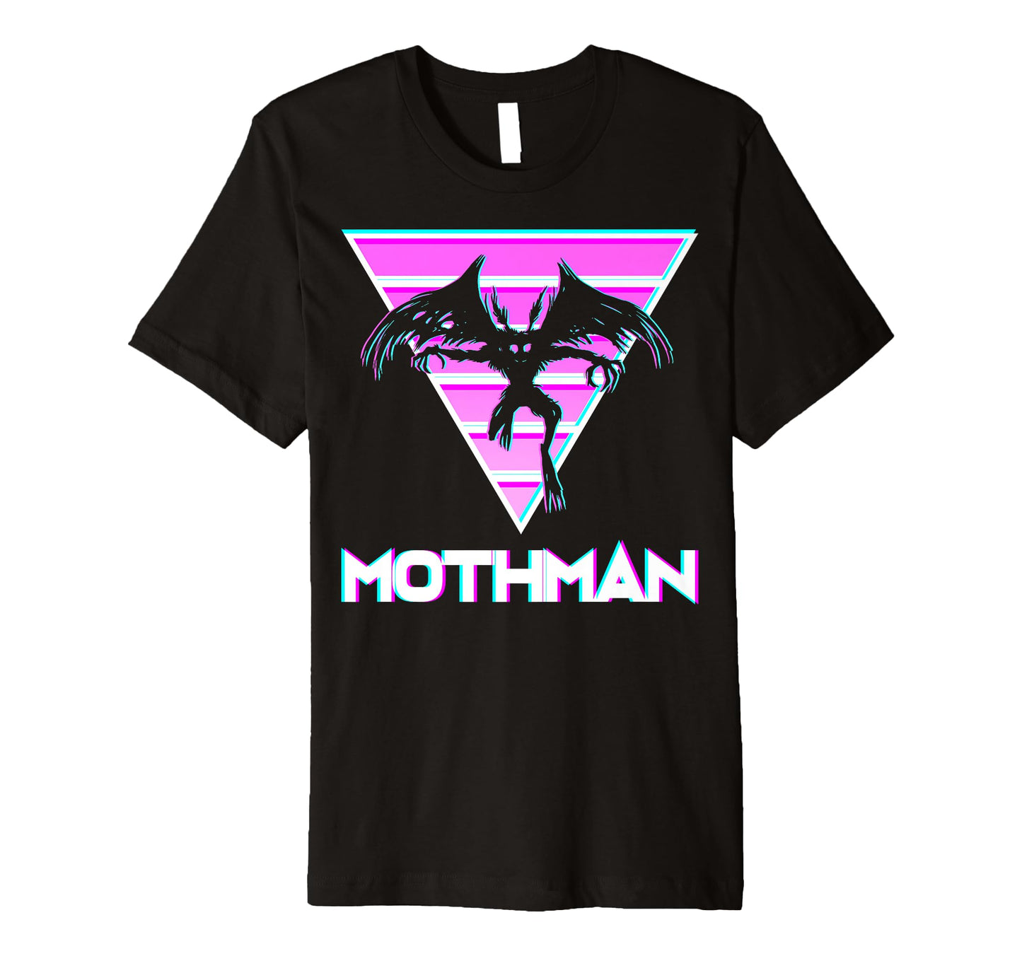 Vaporwave Aesthetic Mothman T-Shirt - Minimalist Print Men Women - T-Shirt, Sweatshirt, Hoodie