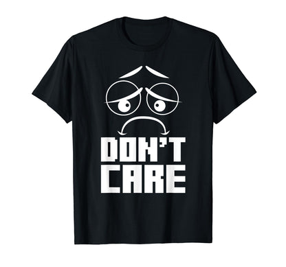 Dont Care Aesthetic Vaporwave T-Shirt - Novelty Apparel Men Women - T-Shirt, Sweatshirt, Hoodie