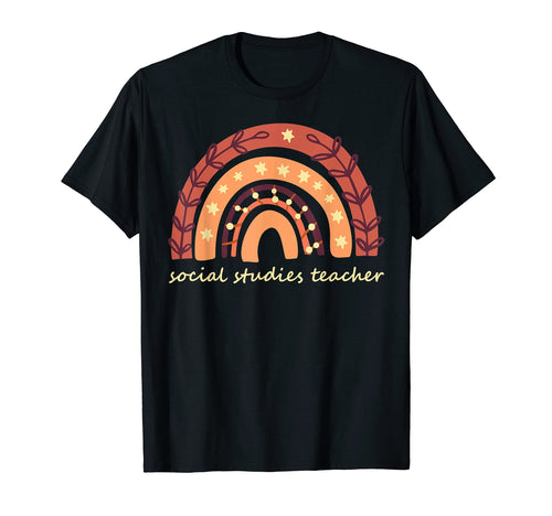 Social Studies Teacher Boho T-Shirt - Casual Everyday Wear for Adults - T-Shirt, Sweatshirt, Hoodie