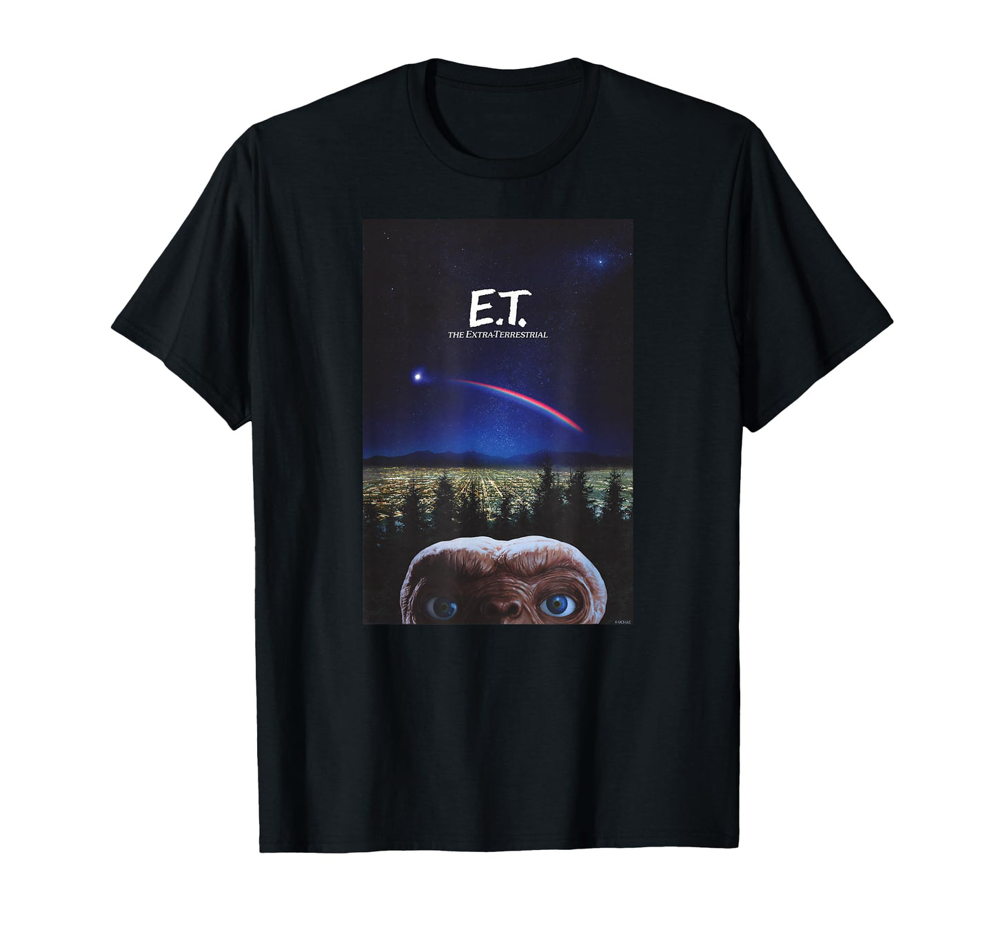 E T Extraterrestrial Rainbow T-Shirt - Casual Everyday Wear Unisex - T-Shirt, Sweatshirt, Hoodie