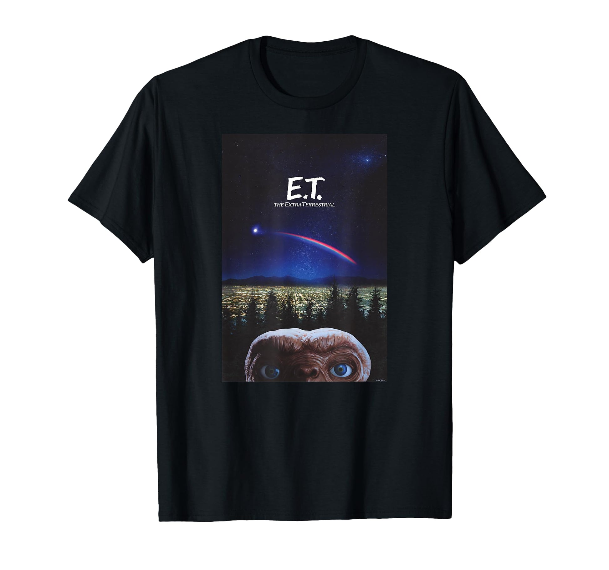 E T Extraterrestrial Rainbow T-Shirt - Casual Everyday Wear Unisex - T-Shirt, Sweatshirt, Hoodie