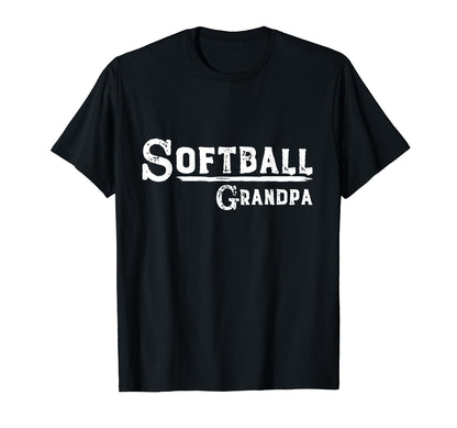 Softball Grandpa Softball Game T-Shirt - Unique Graphic for Adults - T-Shirt, Sweatshirt, Hoodie