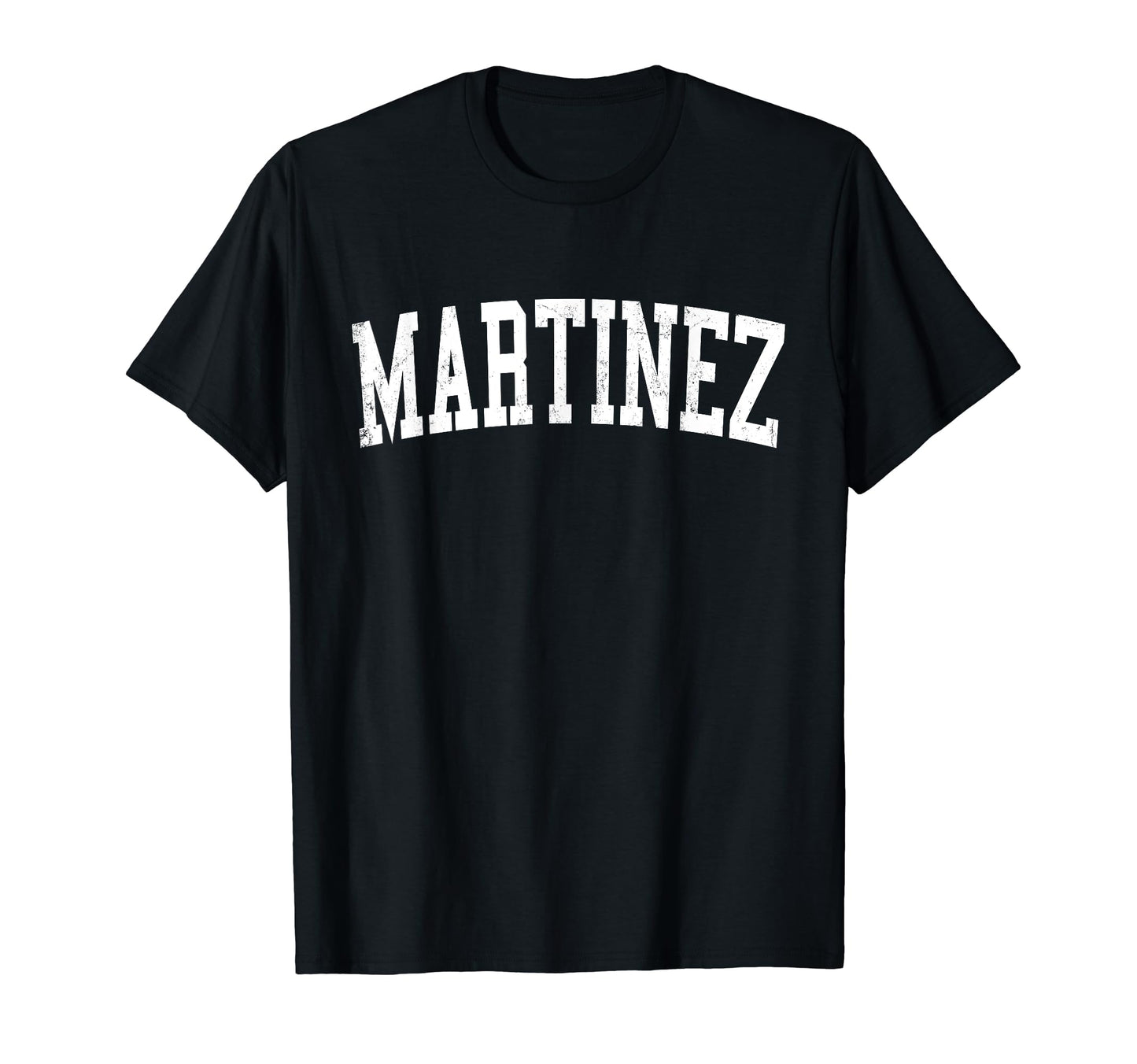 Martinez Ca Distressed White T-Shirt - Casual Everyday Wear for Adults - T-Shirt, Sweatshirt, Hoodie