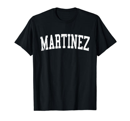 Martinez Ca Distressed White T-Shirt - Casual Everyday Wear for Adults - T-Shirt, Sweatshirt, Hoodie