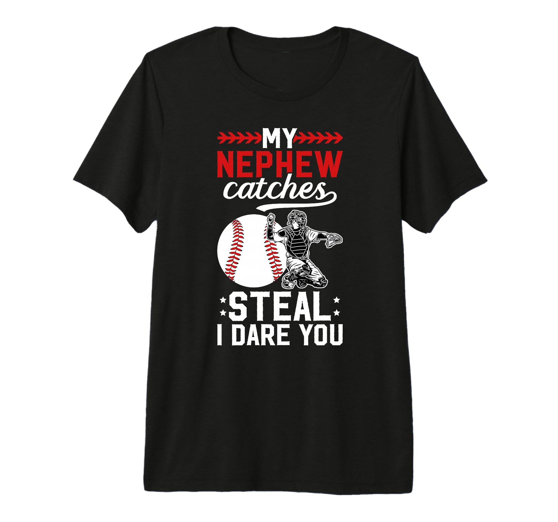 Funny Baseball Catcher Aunt Baseball T-Shirt - Streetwear Style Unisex - T-Shirt, Sweatshirt, Hoodie