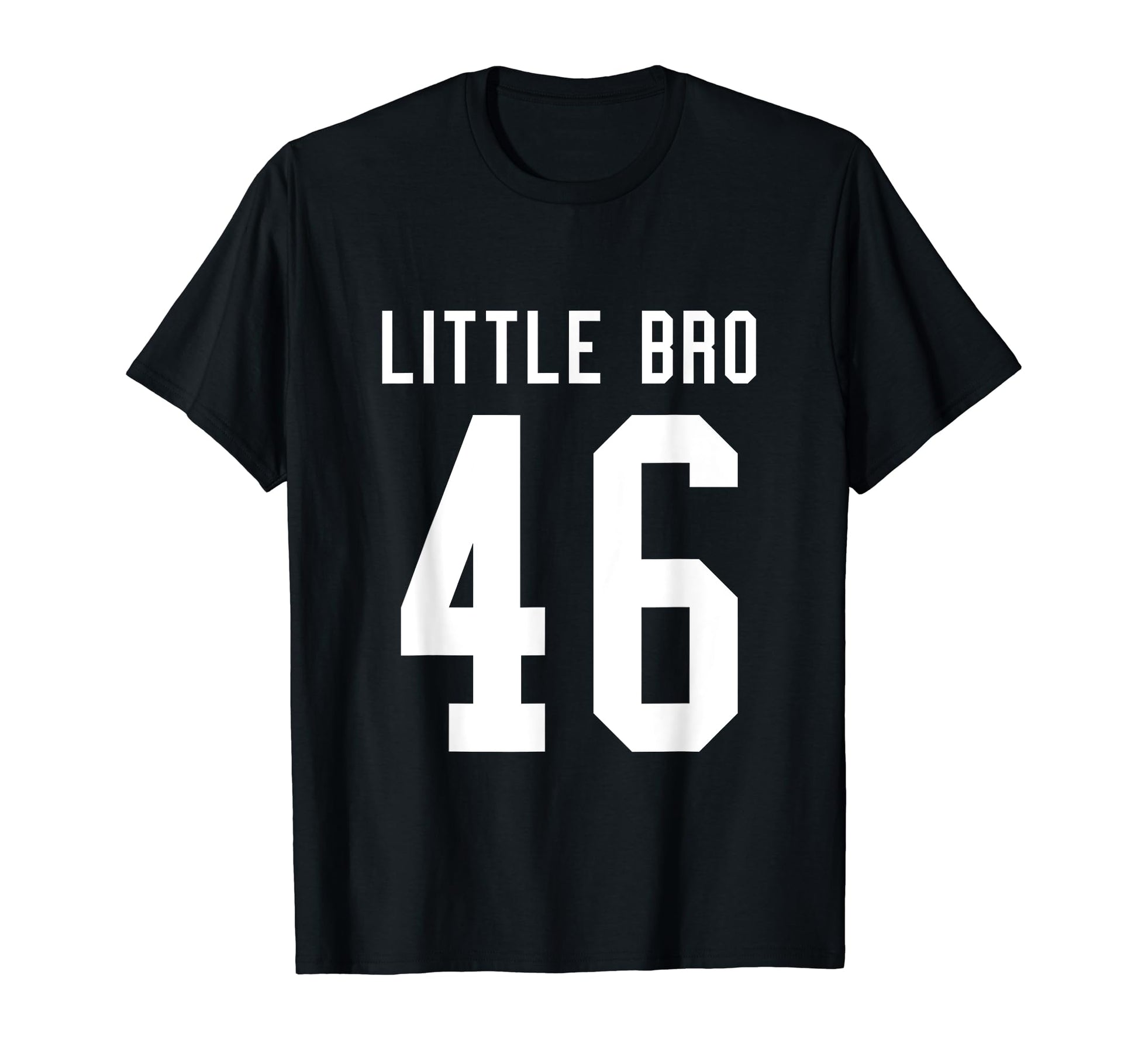 Number 46 Little Bro Biggest Fan T-Shirt - Custom Art Print Men Women - T-Shirt, Sweatshirt, Hoodie