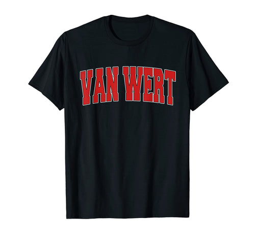 Van Wert Oh Ohio Varsity Usa Sports T-Shirt - Minimalist Print Men Women - T-Shirt, Sweatshirt, Hoodie
