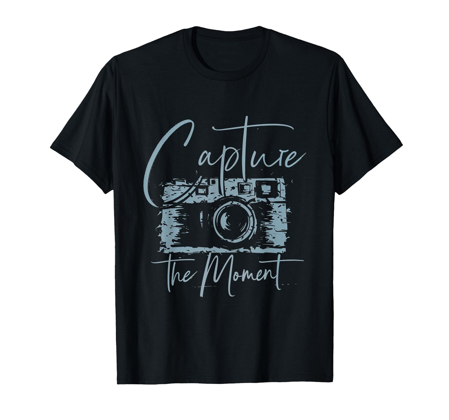 Capture Moment Photography Camera T-Shirt - Custom Art Print Men Women - T-Shirt, Sweatshirt, Hoodie