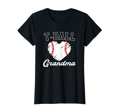 T Ball Grandma Baseball Game Day Ball T-Shirt - Streetwear Style Men Women - T-Shirt, Sweatshirt, Hoodie