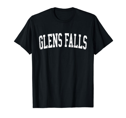 Glens Falls Ny Distressed White T-Shirt - Streetwear Style Men Women - T-Shirt, Sweatshirt, Hoodie