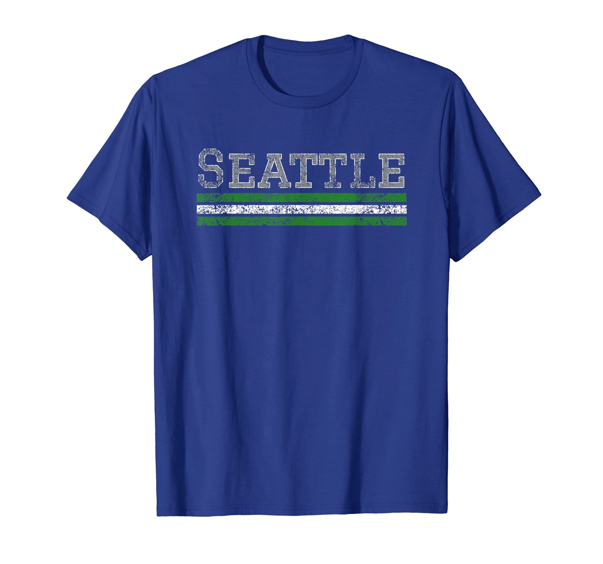 Seattle Washington Weathered Stripe T-Shirt - Aesthetic Graphic for Adults - T-Shirt, Sweatshirt, Hoodie