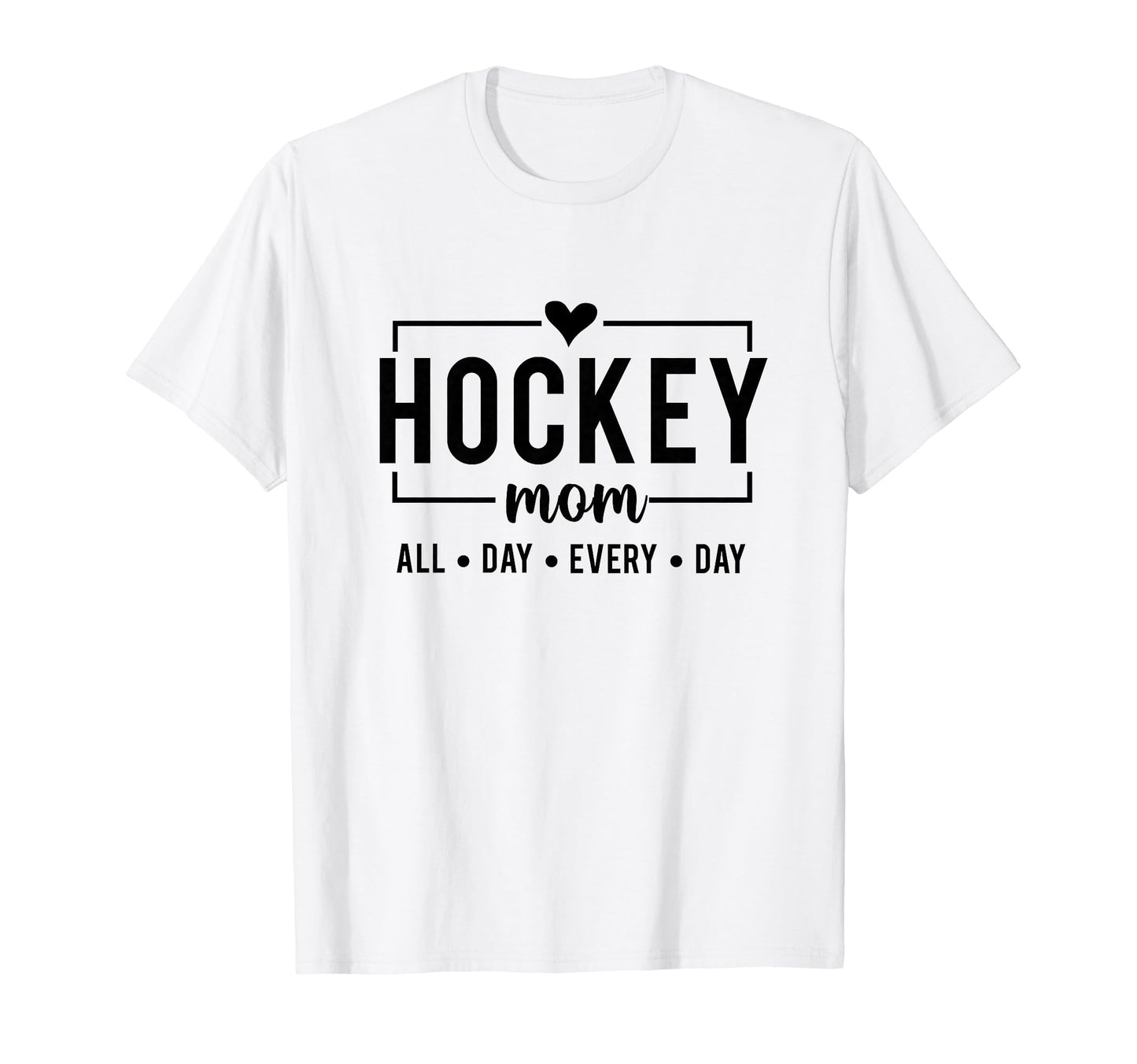 Hockey Mom Game Day Vibes Hockey Sports T-Shirt - Minimalist Print Unisex - T-Shirt, Sweatshirt, Hoodie