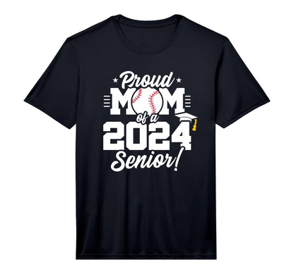 Mens Class 2024 Senior Year Baseball T-Shirt - Novelty Apparel for Adults - T-Shirt, Sweatshirt, Hoodie