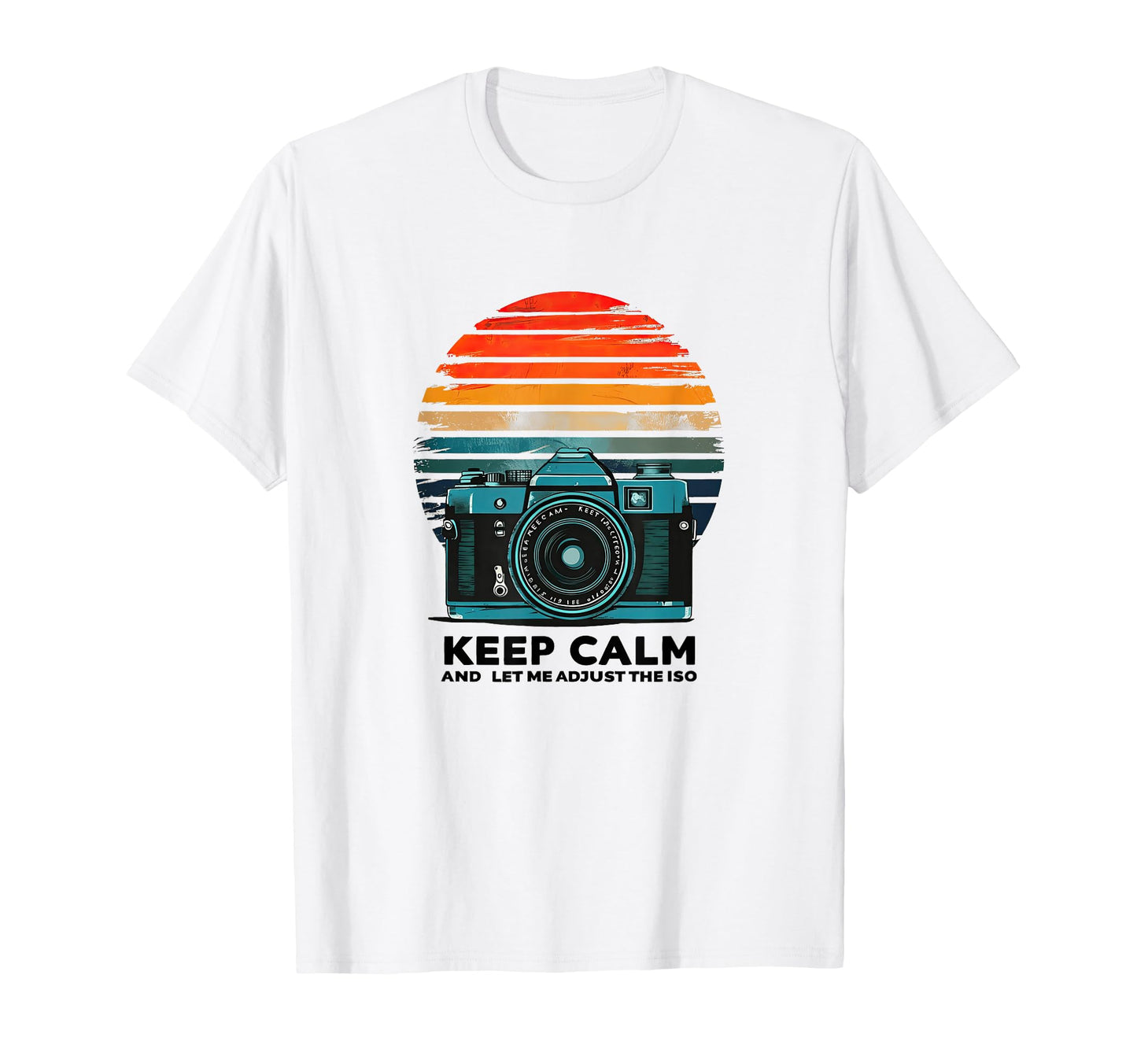 Camera Photography Iso Sunset Aesthetic T-Shirt - Minimalist Print Unisex - T-Shirt, Sweatshirt, Hoodie