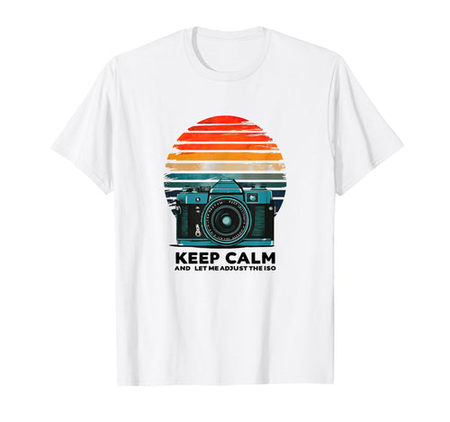 Camera Photography Iso Sunset Aesthetic T-Shirt - Minimalist Print Unisex - T-Shirt, Sweatshirt, Hoodie