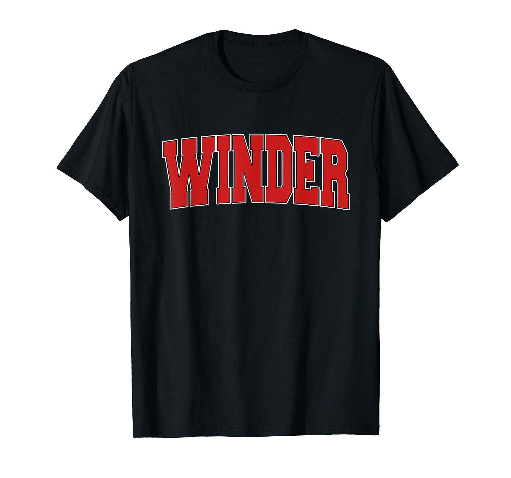 Winder Ga Georgia Varsity Usa T-Shirt - Fun Novelty Design for Adults - T-Shirt, Sweatshirt, Hoodie