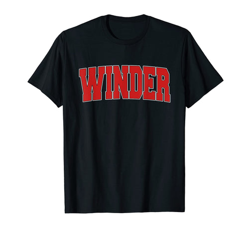 Winder Ga Georgia Varsity Usa T-Shirt - Fun Novelty Design for Adults - T-Shirt, Sweatshirt, Hoodie