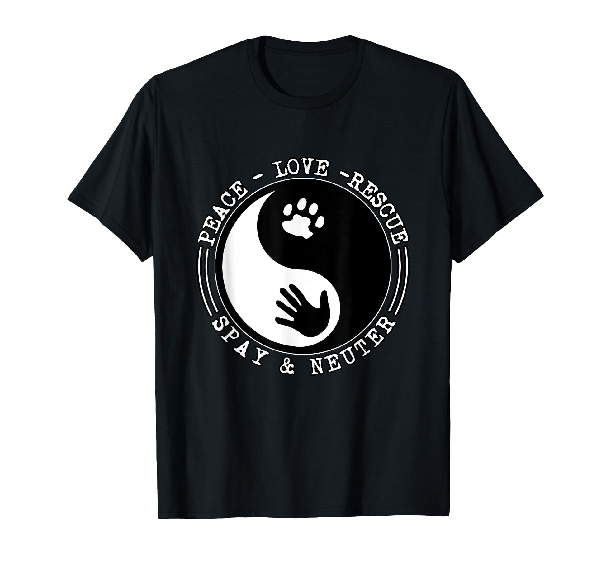 Peace Love Rescue Spay And Neuter T-Shirt - Novelty Apparel Men Women - T-Shirt, Sweatshirt, Hoodie
