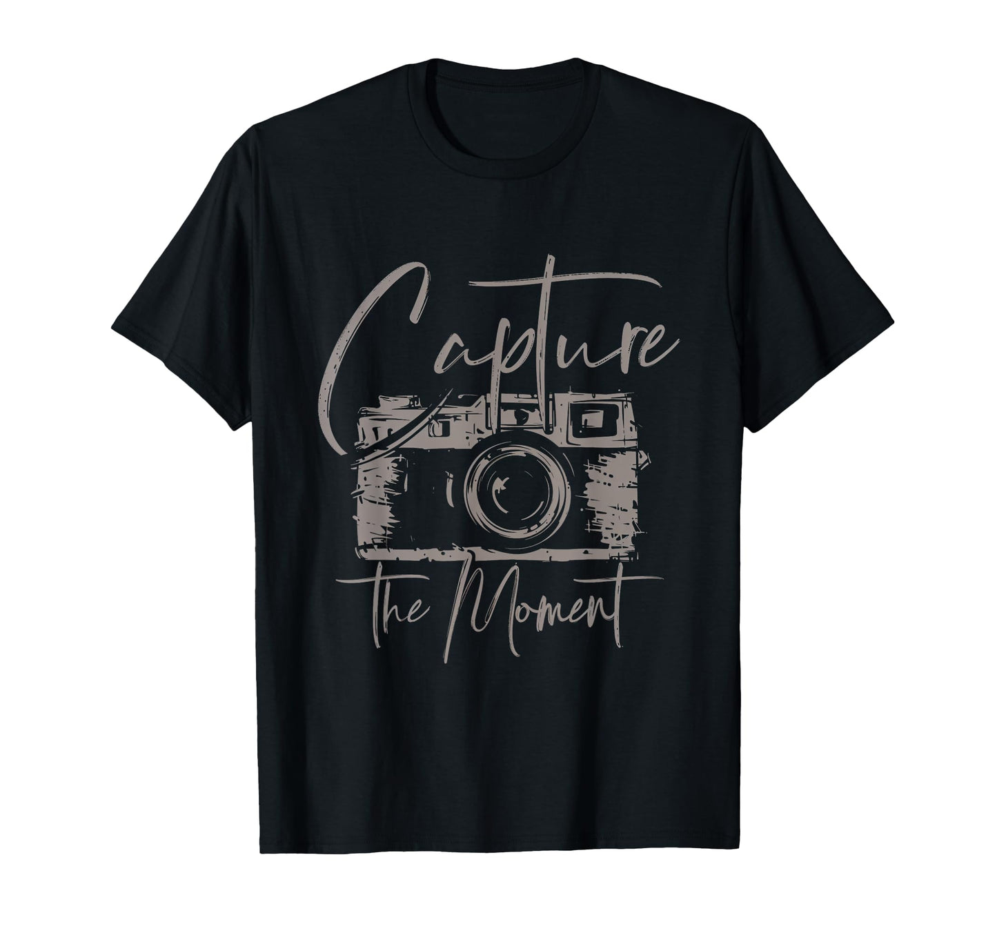 Capture Moment Photography Camera Art T-Shirt - Aesthetic Graphic Unisex - T-Shirt, Sweatshirt, Hoodie