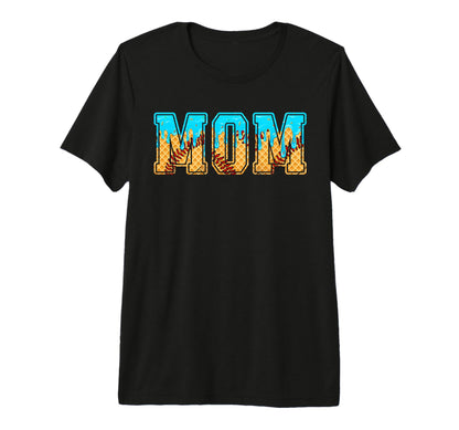 Baseball Mom Funny Mothers Day Ice T-Shirt - Custom Art Print for Adults - T-Shirt, Sweatshirt, Hoodie