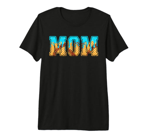 Baseball Mom Funny Mothers Day Ice T-Shirt - Custom Art Print for Adults - T-Shirt, Sweatshirt, Hoodie