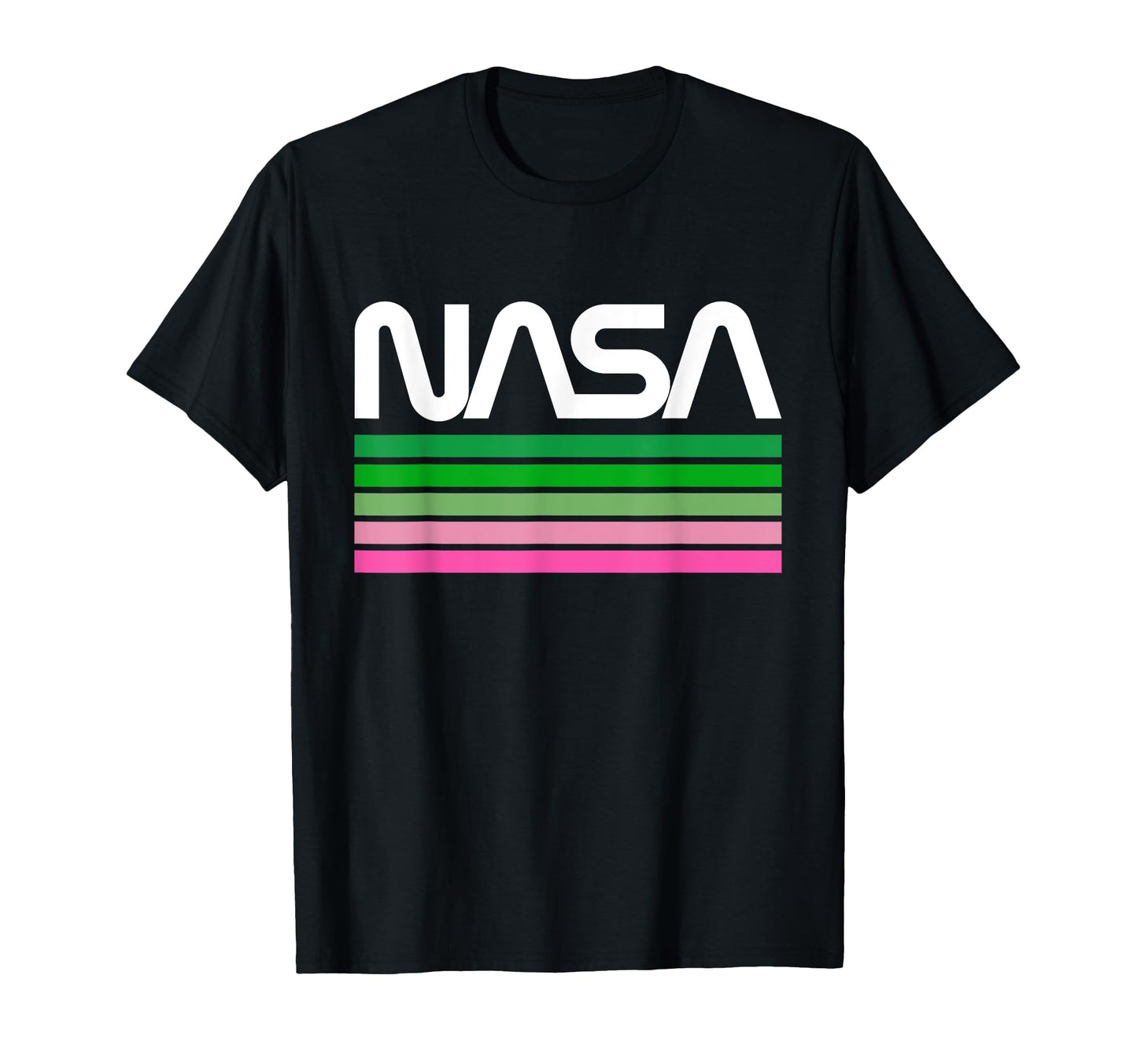 Nasa Stripe Worm Logo T-Shirt - Streetwear Style Unisex - T-Shirt, Sweatshirt, Hoodie