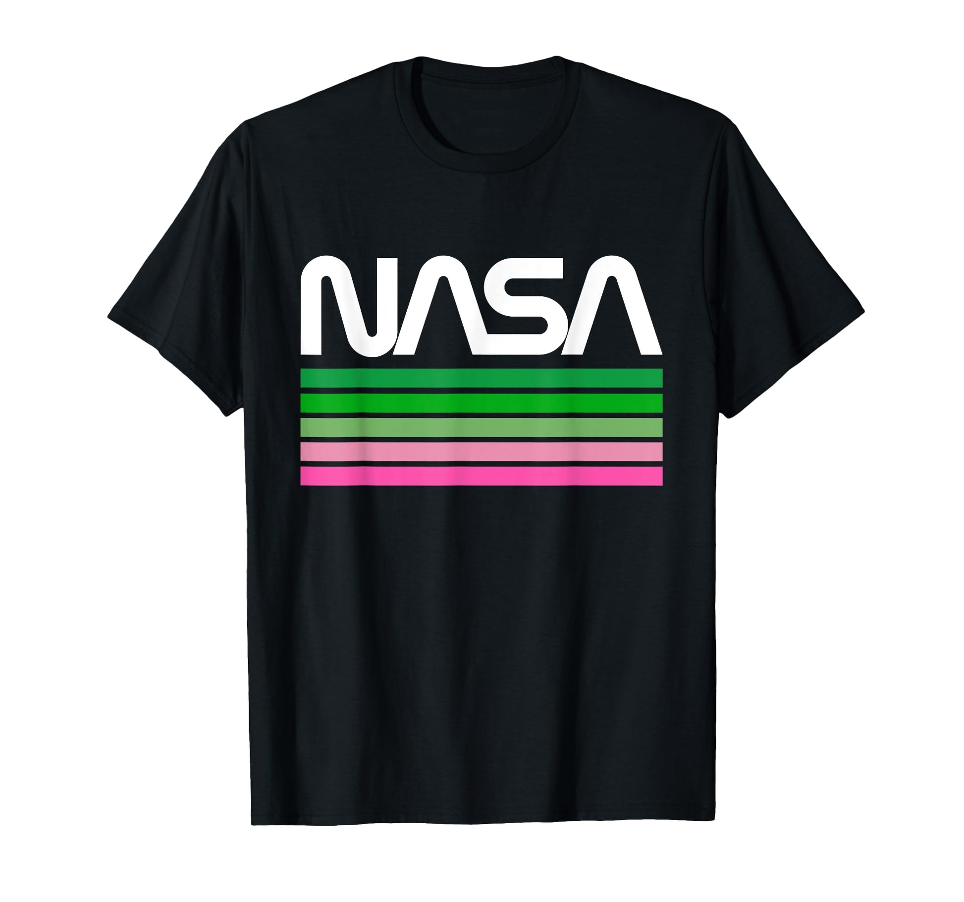 Nasa Stripe Worm Logo T-Shirt - Streetwear Style Unisex - T-Shirt, Sweatshirt, Hoodie