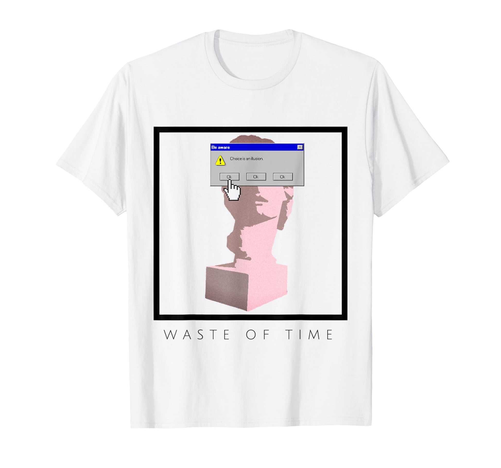 Aesthetic Vaporwave Statue T-Shirt - Novelty Apparel Unisex - T-Shirt, Sweatshirt, Hoodie