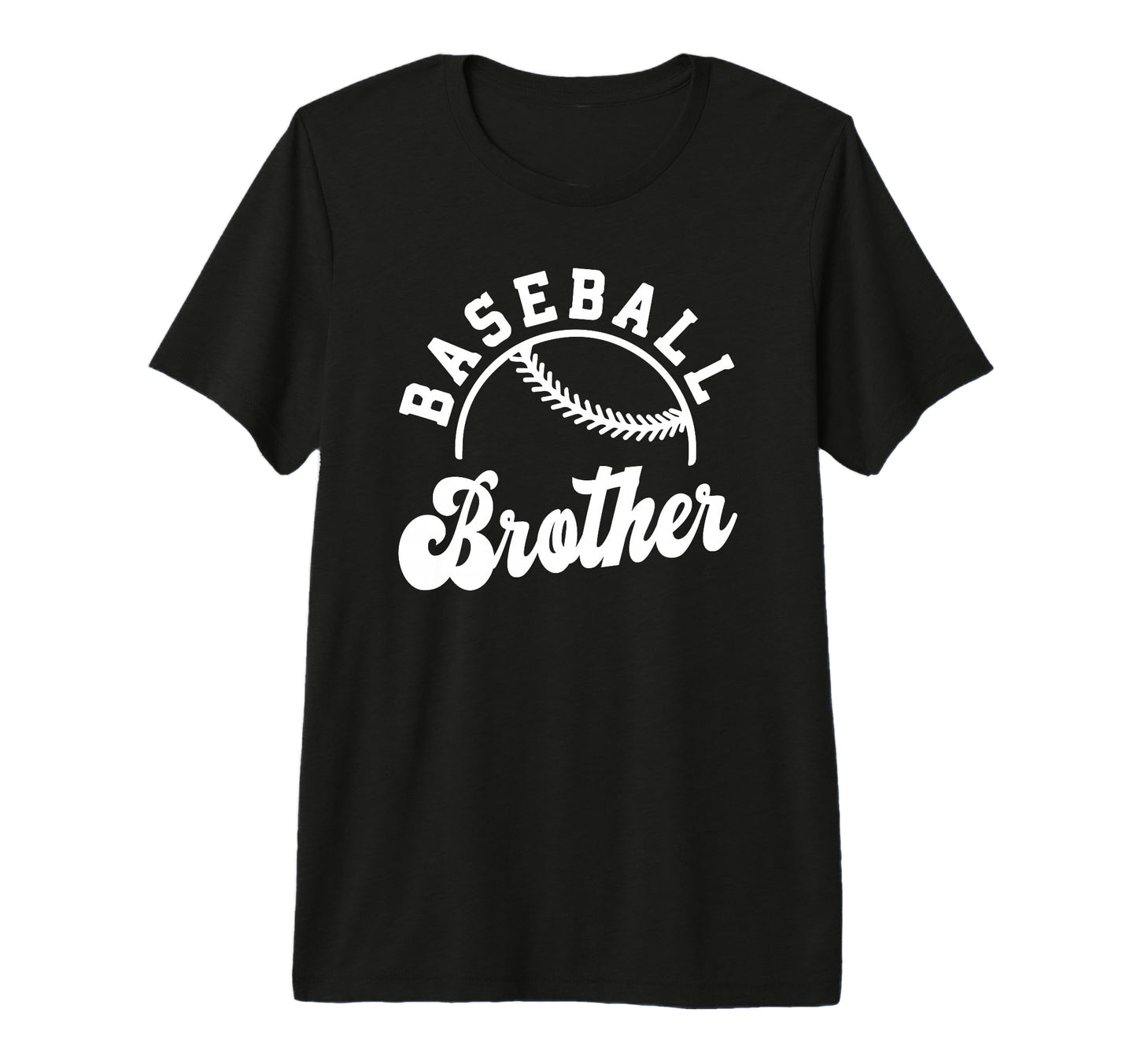 Baseball Brother Matching Baseball T-Shirt - Minimalist Print Men Women - T-Shirt, Sweatshirt, Hoodie