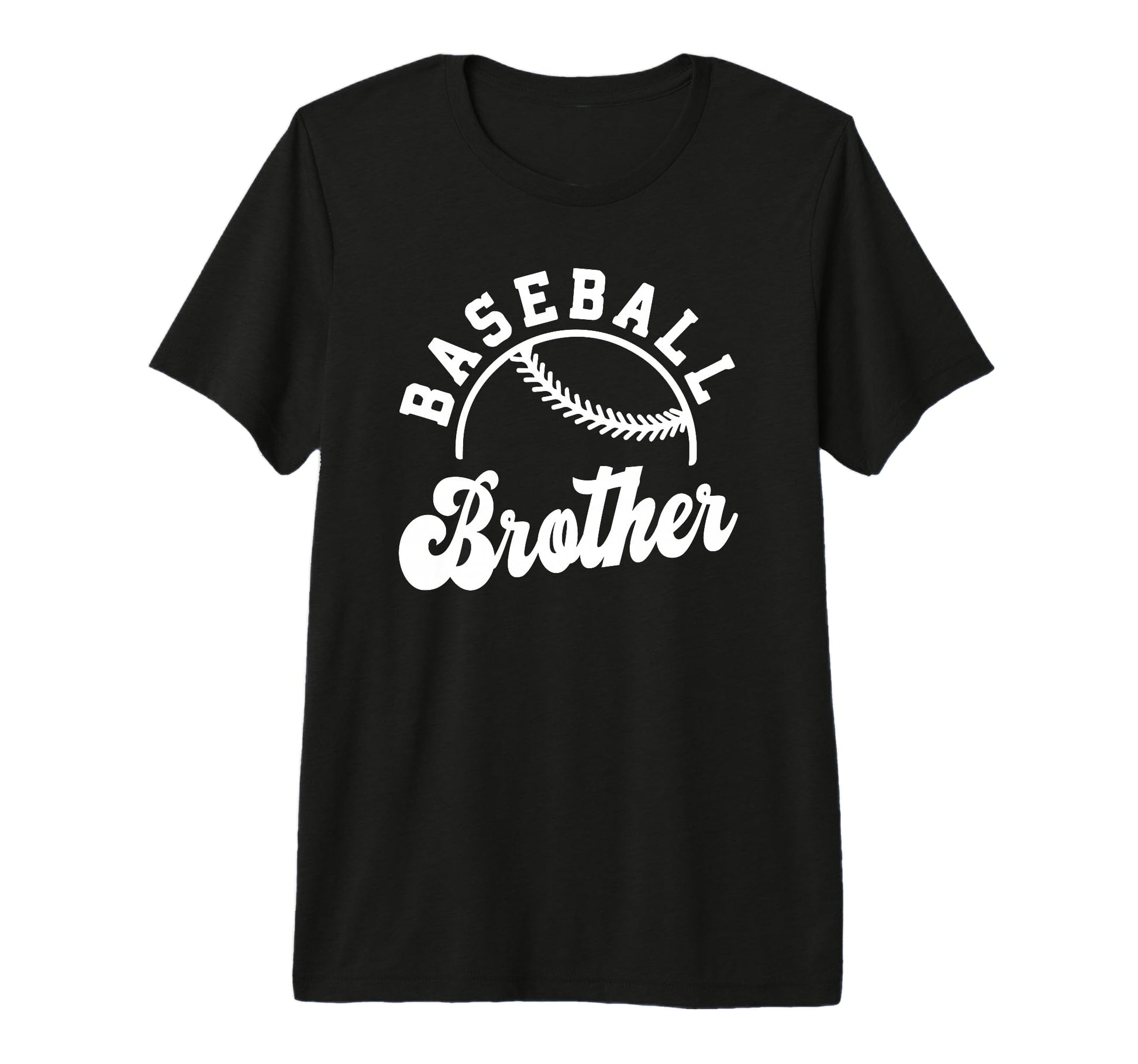 Baseball Brother Matching Baseball T-Shirt - Minimalist Print Men Women - T-Shirt, Sweatshirt, Hoodie
