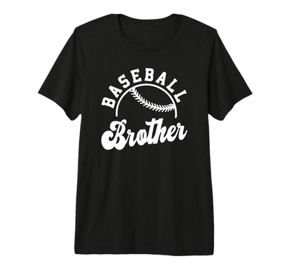 Baseball Brother Matching Baseball T-Shirt - Minimalist Print Men Women - T-Shirt, Sweatshirt, Hoodie