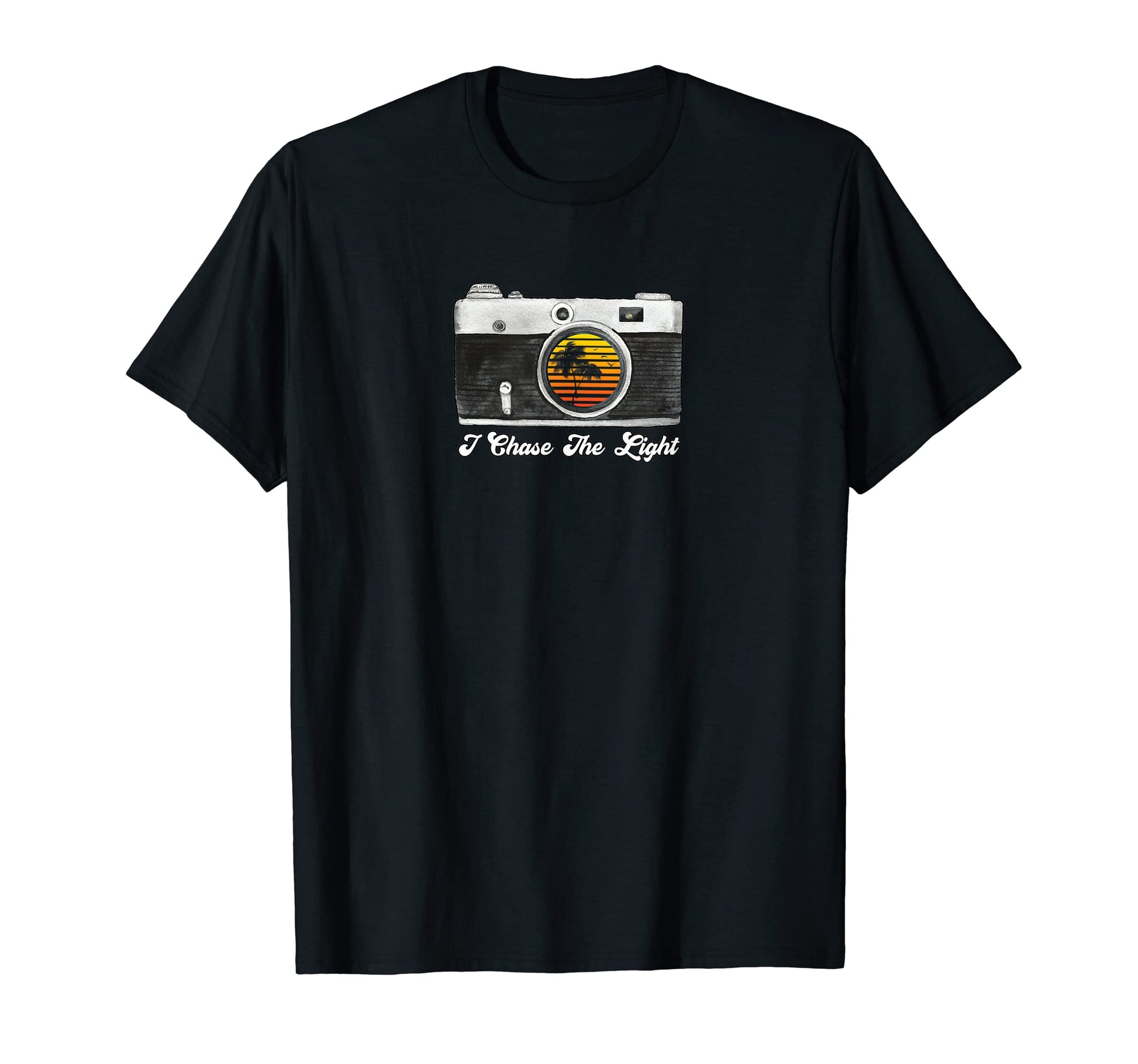 I Chase Light Camera Photography T-Shirt - Streetwear Style Unisex - T-Shirt, Sweatshirt, Hoodie
