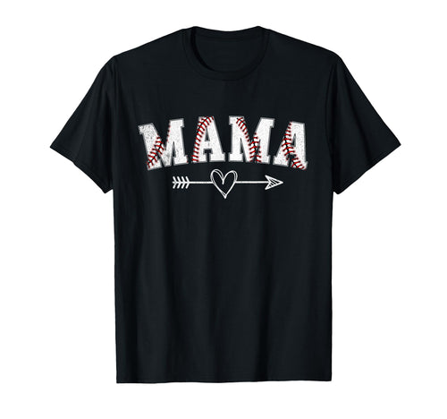 Baseball Mama Mom Mothers Day T-Shirt - Casual Everyday Wear Unisex - T-Shirt, Sweatshirt, Hoodie