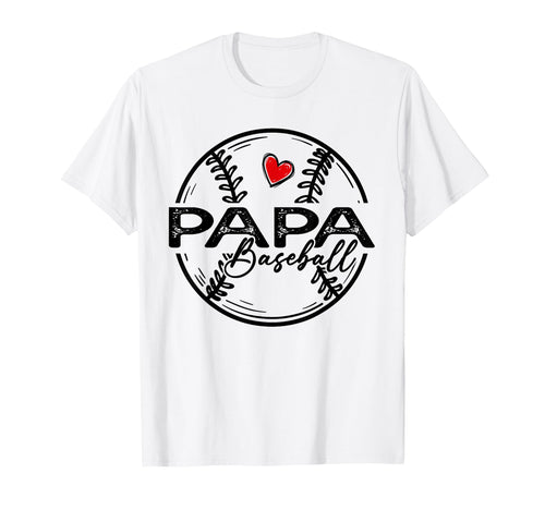 Baseball Papa Baseball Player Family T-Shirt - Streetwear Style for Adults - T-Shirt, Sweatshirt, Hoodie