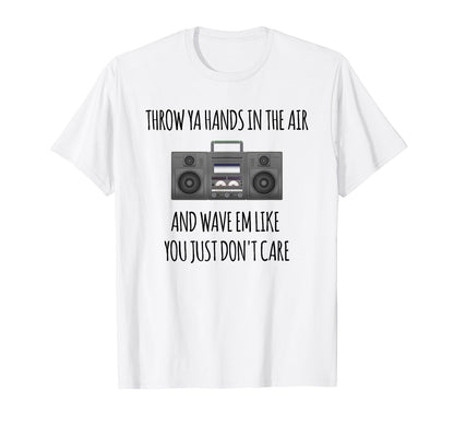 Old School Hip Hop Boombox 80S 90S T-Shirt - Trendy Graphic for Adults - T-Shirt, Sweatshirt, Hoodie