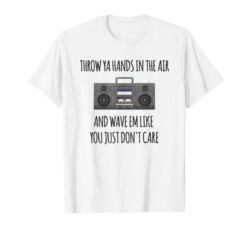 Old School Hip Hop Boombox 80S 90S T-Shirt - Trendy Graphic for Adults - T-Shirt, Sweatshirt, Hoodie