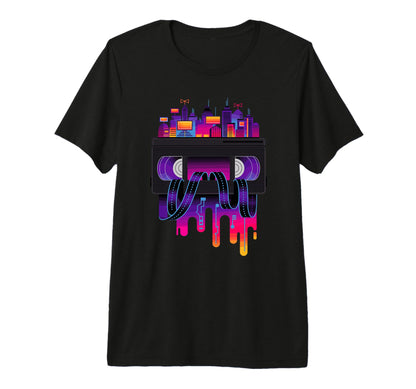 Dripping Paint Art Cassette Tape T-Shirt - Casual Everyday Wear Men Women - T-Shirt, Sweatshirt, Hoodie