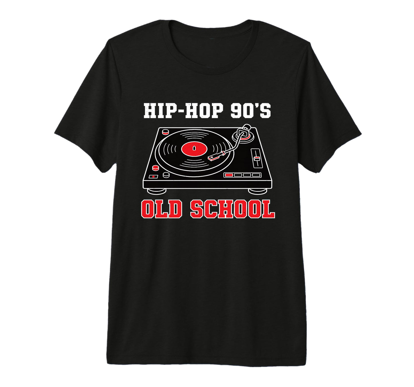 Hip Hop 90S Old School Vinyl T-Shirt - Casual Everyday Wear Unisex - T-Shirt, Sweatshirt, Hoodie
