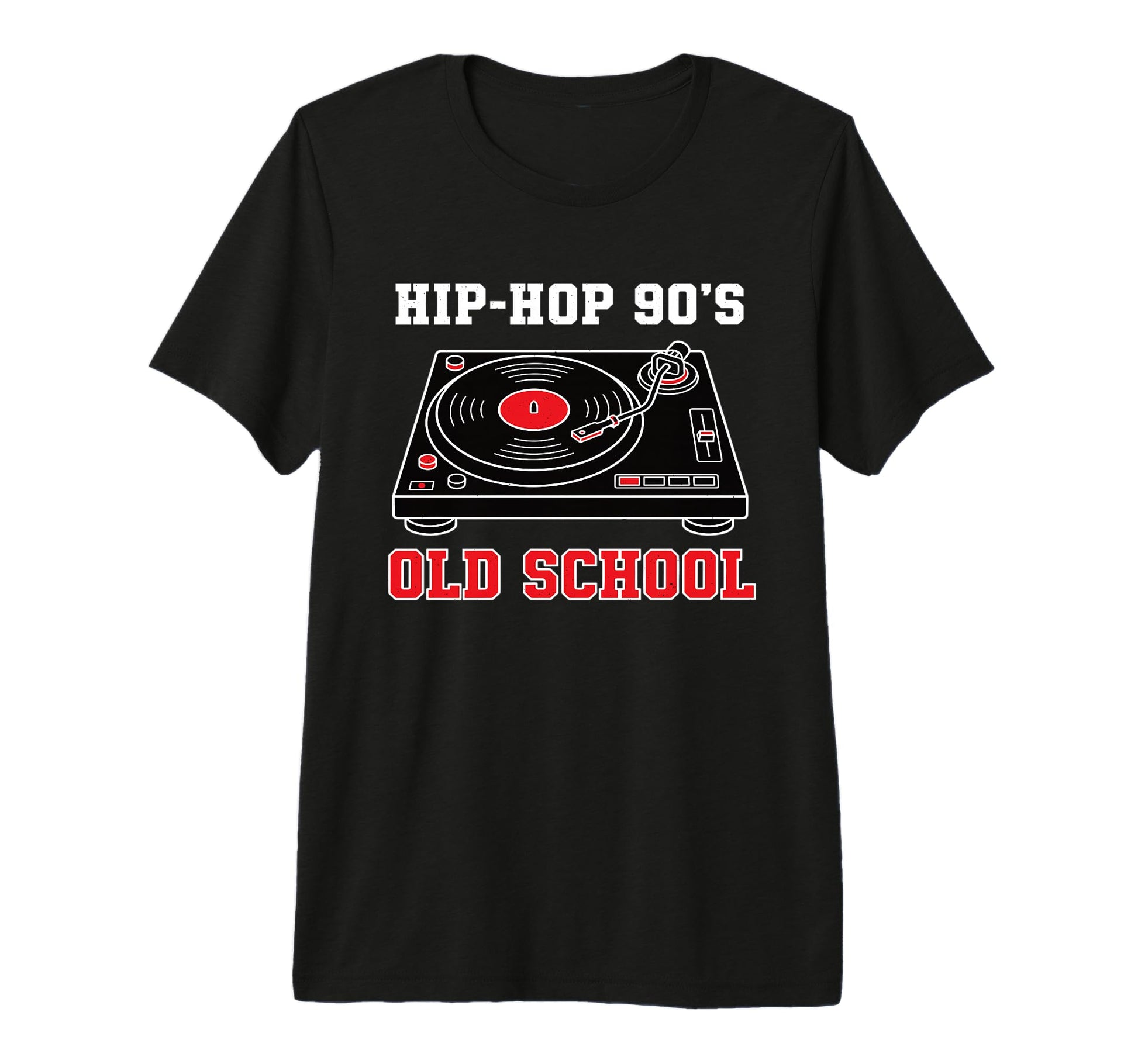 Hip Hop 90S Old School Vinyl T-Shirt - Casual Everyday Wear Unisex - T-Shirt, Sweatshirt, Hoodie