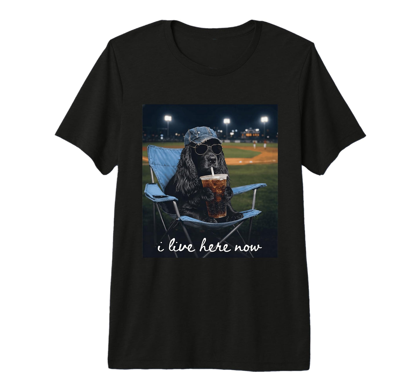 Funny Cocker Spaniel Baseball Mom I T-Shirt - Streetwear Style for Adults - T-Shirt, Sweatshirt, Hoodie