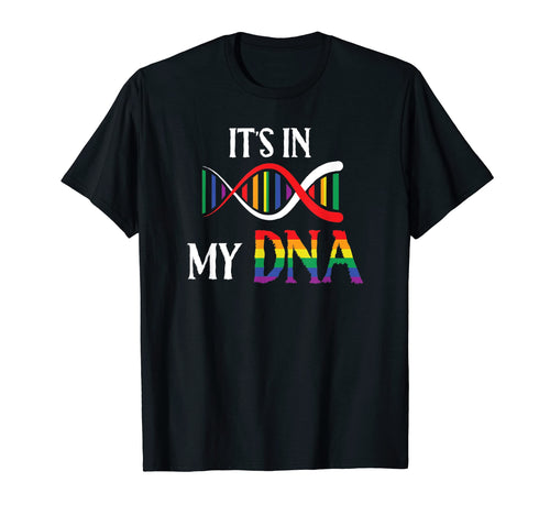 Lgbt Its My Dna Rainbow Dna Science T-Shirt - Trendy Graphic Men Women - T-Shirt, Sweatshirt, Hoodie