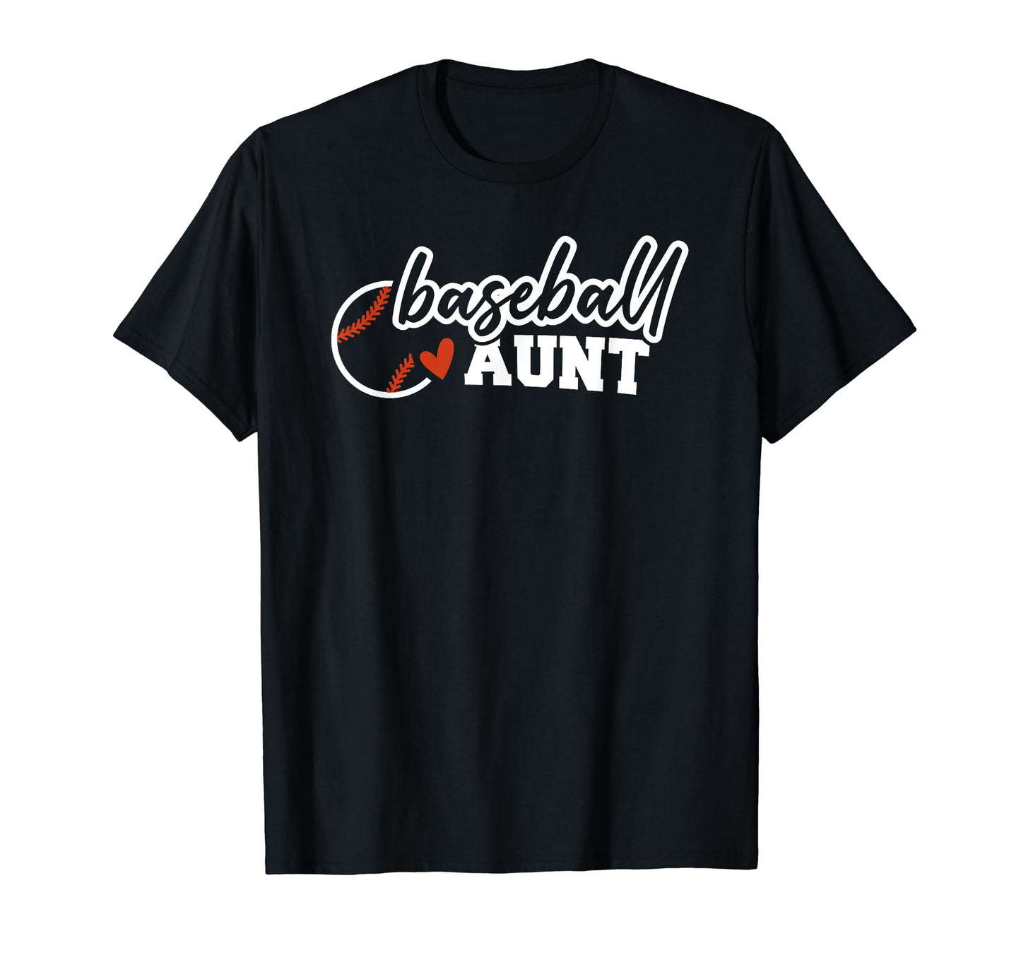 Baseball Aunt Funny Leopard Baseball Auntie T-Shirt - Graphic Print Unisex - T-Shirt, Sweatshirt, Hoodie