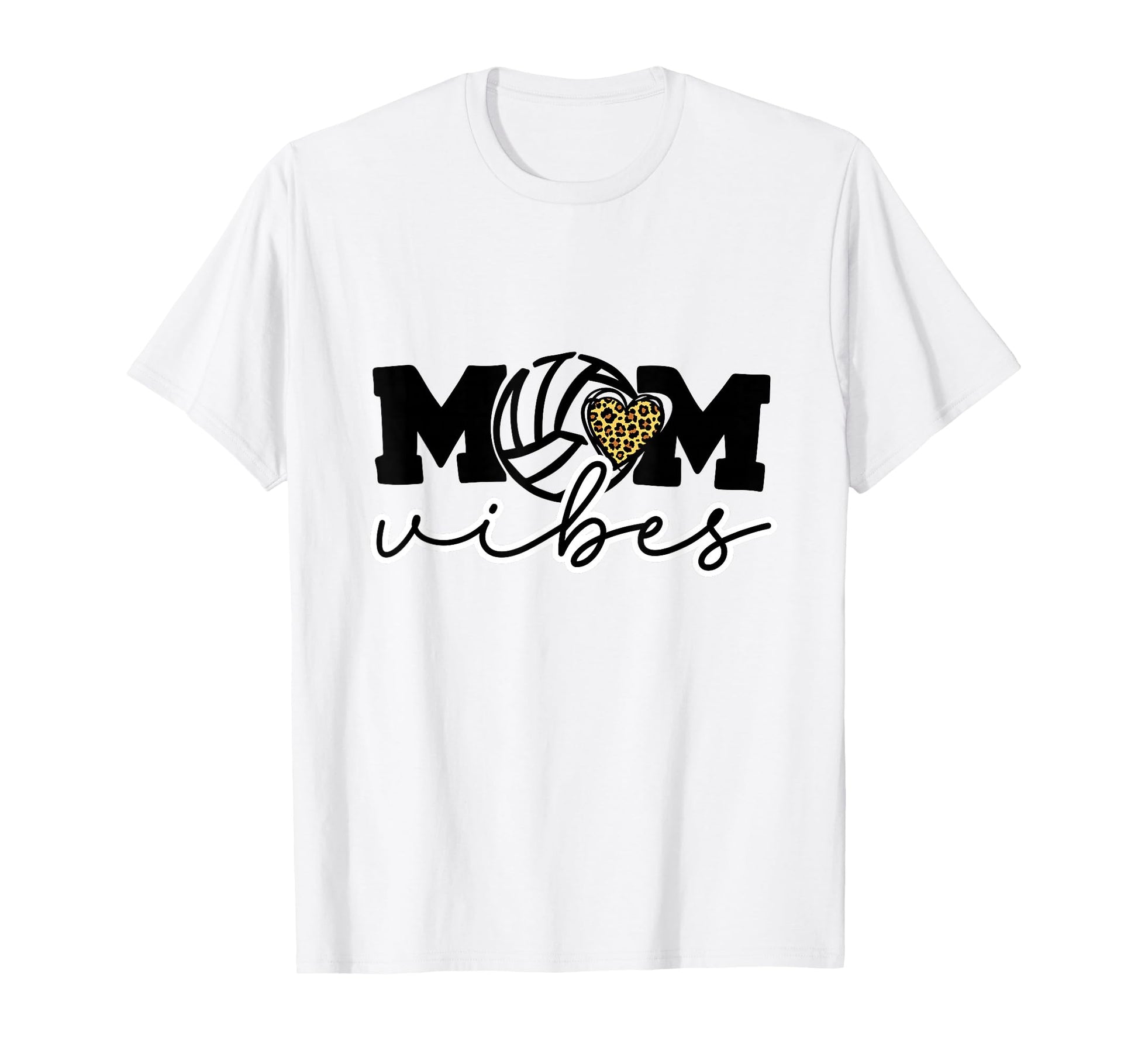 Volleyball Mom Heart Vibes Game T-Shirt - Casual Everyday Wear for Adults - T-Shirt, Sweatshirt, Hoodie