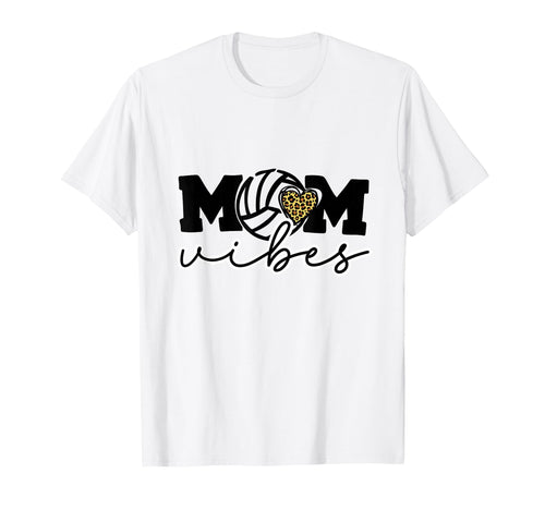 Volleyball Mom Heart Vibes Game T-Shirt - Casual Everyday Wear for Adults - T-Shirt, Sweatshirt, Hoodie