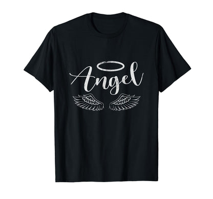 Angel Y2K Aesthetic Distressed T-Shirt - Casual Everyday Wear Men Women - T-Shirt, Sweatshirt, Hoodie